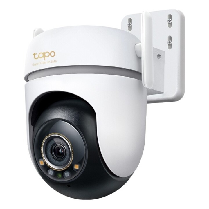 Câmera IP externa wifi tp-link tapo tc43 ip66 3k 5mp visão noturna colorida áudio bidirecional