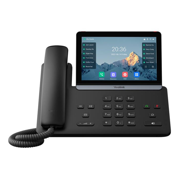 Yealink SIP-T87W VoIP-Telefon mit Rufnummernanzeige