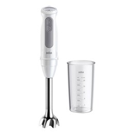 Braun MQ50001M Stabmixer, 1000 W, 21 Geschwindigkeitsstufen, mit 600-ml-Messbecher, Weiß