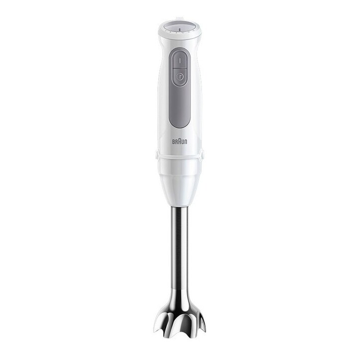Braun MQ50001M Stabmixer, 1000 W, 21 Geschwindigkeitsstufen, mit 600-ml-Messbecher, Weiß
