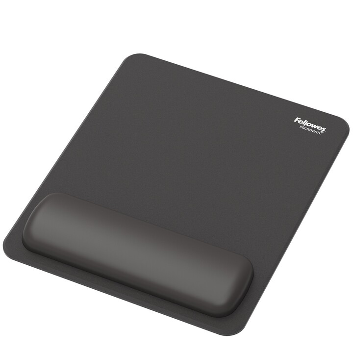 Fellowes Breyta Recycled Black Wrist Relief Mouse Pad 100142555