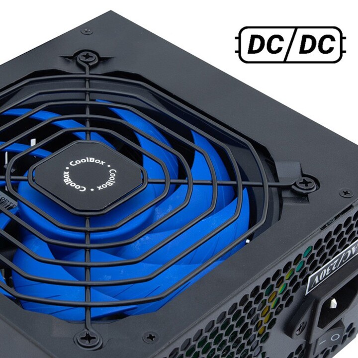 CoolBox FUENTE DE ALIMENTACION ATX POWERLINE III 550W 85%EFI