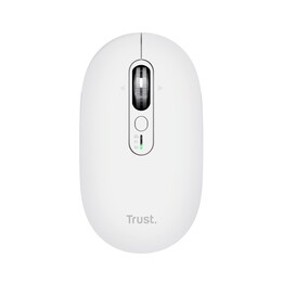 Mouse trust wireless seron hypscroll slim 400-2400dpi 6 botones recargable fsc grs blanco