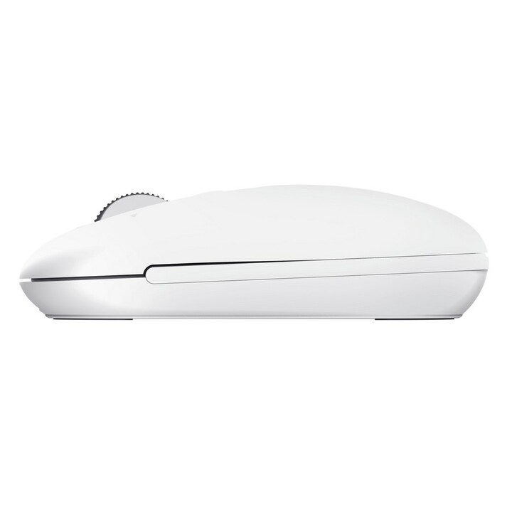Mouse Trust Wireless Seron Hypscroll Slim 400-2400dpi 6 botões recarregável fsc grs branco