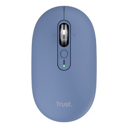 Mouse Trust Wireless Seron Hypscroll Slim 400-2400dpi 6 pulsanti ricaricabile FSC GRS blu