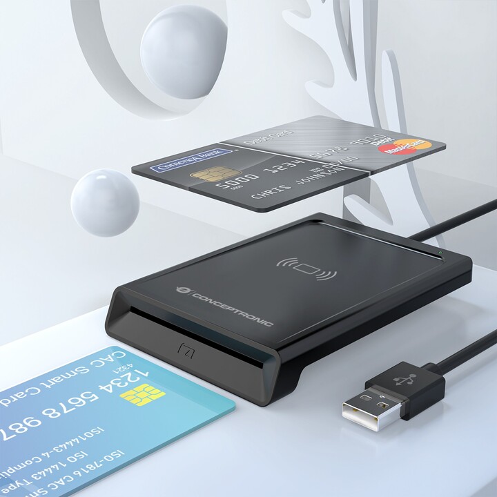 Conceptronic external USB DNI reader BIAN11B DNI 4.0 EID and NFC