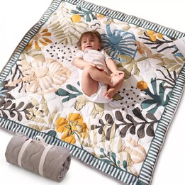 Tapete de brincar portátil para bebés Momcozy Green Forest GM017-C700NB-A