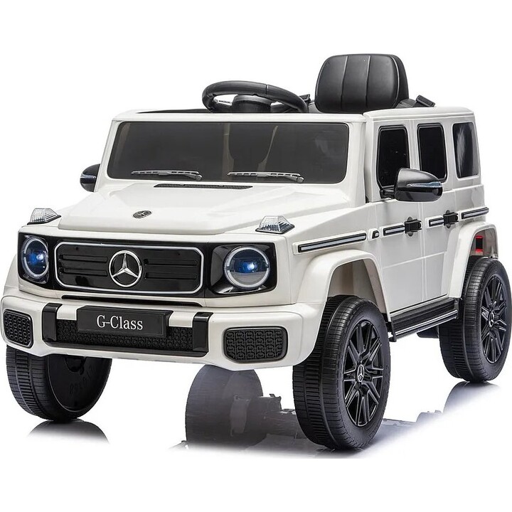 LEANToys Mercedes G 2580 31757 24 V 4x4 Elektro-Kinderauto, weiß