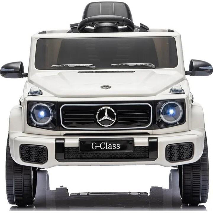 LEANToys Mercedes G 2580 31757 Voiture électrique 4x4 à 24 V, blanche