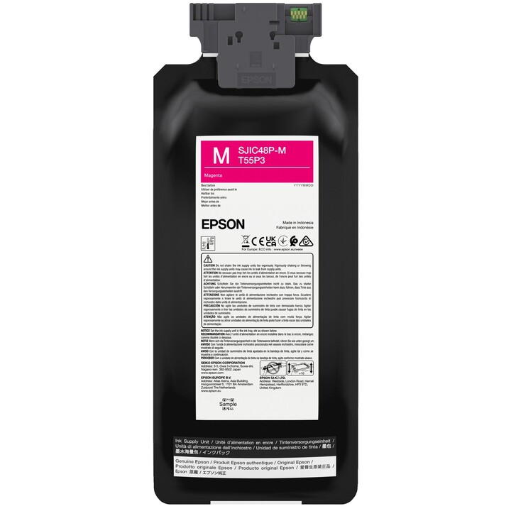 Epson SJIC48P-M Cartuccia d'inchiostro magenta da 480 ml per ColorWorks C8000e Series C13T55P340