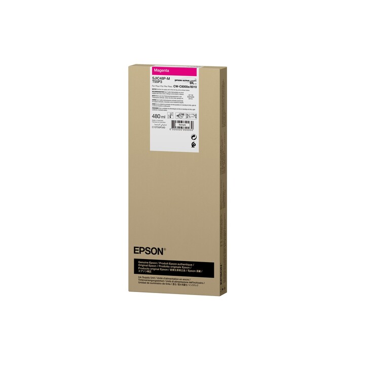 Epson SJIC48P-M Cartuccia d'inchiostro magenta da 480 ml per ColorWorks C8000e Series C13T55P340