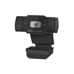 Conceptronic AMDIS04 1080P FHD Webcam, USB, Foco Fixo, 3,6 mm, 30 FPS, Ângulo de Visão 65° microfone integrado