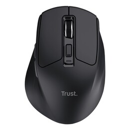 Souris sans fil Trust Niven BT/2,4 GHz, 7 boutons, silencieuse, 800-3200 dpi, rechargeable, noire