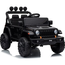 Jeep Rubicon DK-JWR558 31722 Auto elettrica a 24 V, colore nero