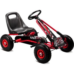 LEANToys A-15 598 Roues pneumatiques pour kart, rouges