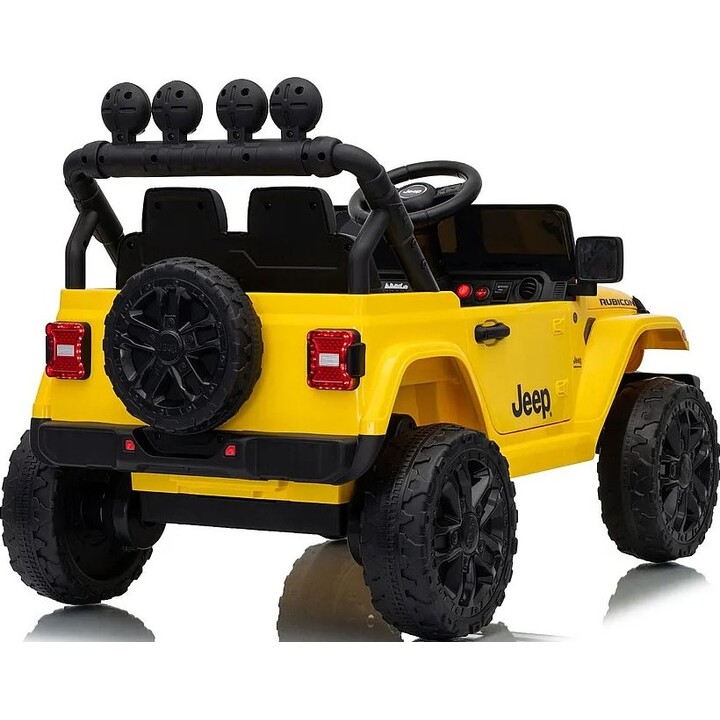 Jeep Rubicon DK-JWR558 31769 Auto elettrica a 24 V, giallo