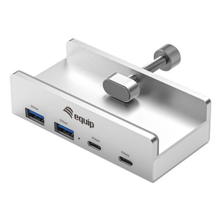 Hub usb-c equip 128967 a 2xusb-a 2xusb-c adjustable clip