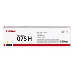 Toner original Canon 075H - amarelo, 2.500 páginas (6366C002)