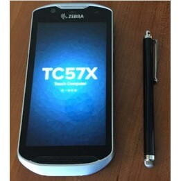 Zebra SG-STYLUS-TCX-MTL-03 penna per PDA Nero, Argento