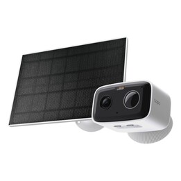 Caméra IP extérieure Wi-Fi TP-Link Tapo TC80 (kit IP65 FHD 2MP) avec batterie, panneau solaire et audio bidirectionnel