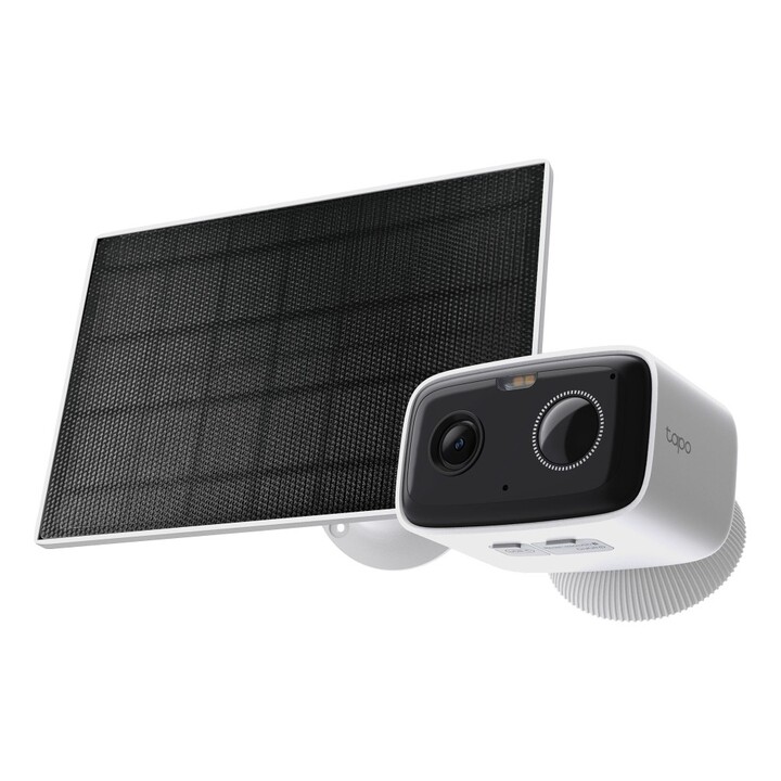 Telecamera IP da esterno wifi TP-Link TAPO TC80 kit IP65 FHD 2MP batteria pannello solare audio bidirezionale