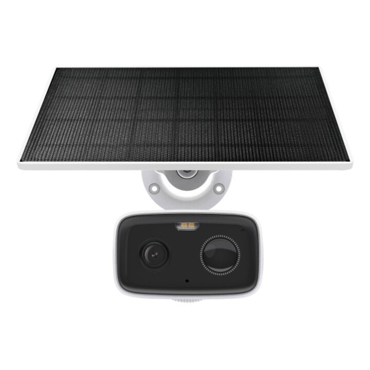 Telecamera IP da esterno wifi TP-Link TAPO TC80 kit IP65 FHD 2MP batteria pannello solare audio bidirezionale