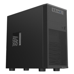 Unykach Aero C15 UK52015 Micro ATX Case with Front Grille, Maximum CPU Cooler Height 150mm, Maximum GPU Height 295mm, Black