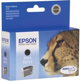 Cartuccia originale EPSON T0711 nera - C13T071140B0 [ML-7.4][PAG-240]