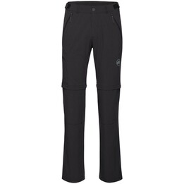 Calças de caminhada Mammut Runbold IV com pernas destacáveis, pretas, tamanho L, 632414