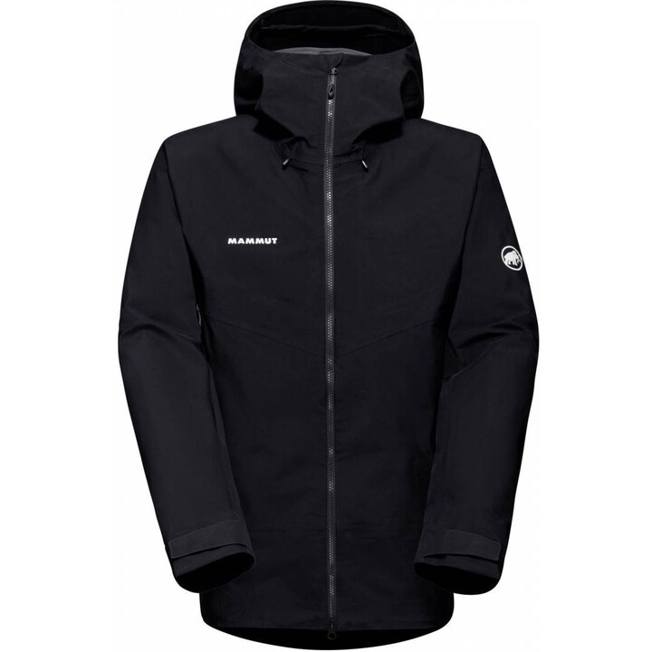 Chaqueta con capucha Mammut Crater IV HS, negra, talla L, 531642