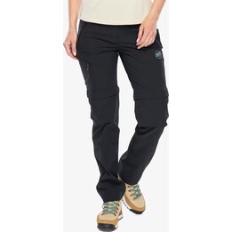 Pantalones de senderismo Mammut Runbold IV Zip Off, negros, talla XS, 632446