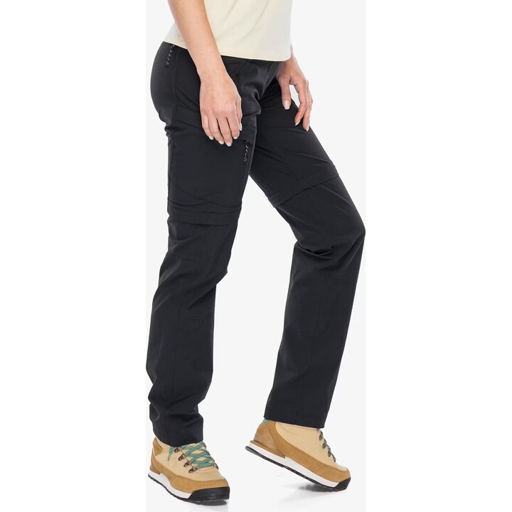 Pantalones de senderismo Mammut Runbold IV Zip Off, negros, talla XS, 632446