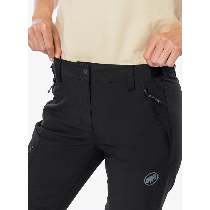 Pantalones de senderismo Mammut Runbold IV Zip Off, negros, talla XS, 632446