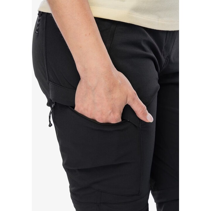 Pantalones de senderismo Mammut Runbold IV Zip Off, negros, talla XS, 632446