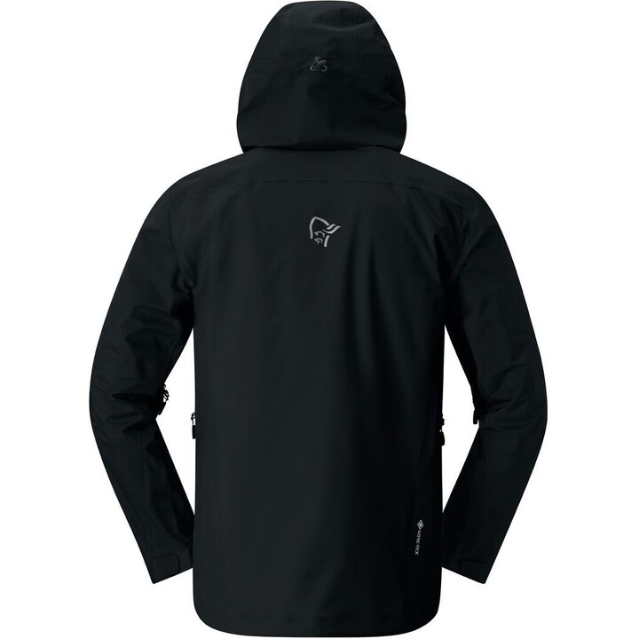 Chaqueta Gore-Tex Norrona Falketind, color caviar, talla S, 583464