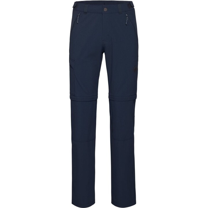 Pantalones de senderismo Mammut Runbold IV con perneras desmontables, azul marino, talla M, 680138