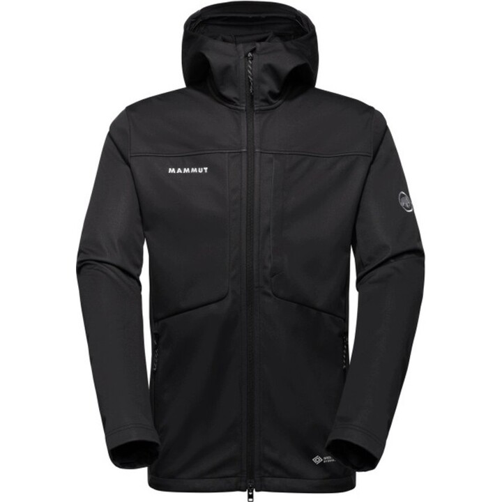 Chaqueta con capucha Mammut Ultimate VIII SO, negra, talla S, 679138