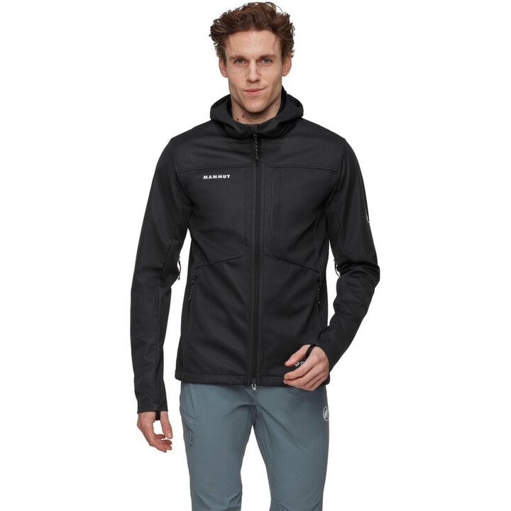 Chaqueta con capucha Mammut Ultimate VIII SO, negra, talla S, 679138