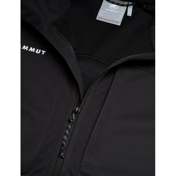Chaqueta con capucha Mammut Ultimate VIII SO, negra, talla S, 679138