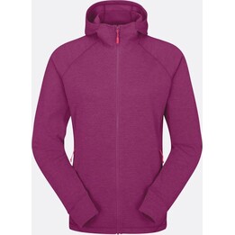 Rab Nexus Outdoor-Fleece-Sweatshirt mit Kapuze, lila, Größe S, 628975