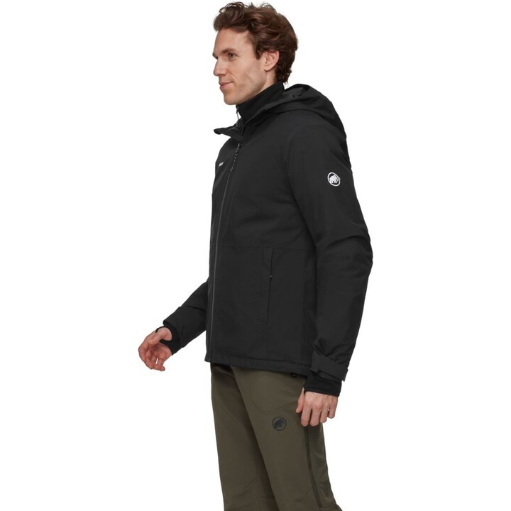 Chaqueta con capucha Mammut Linard HS Thermo, negra, talla XL, 679157