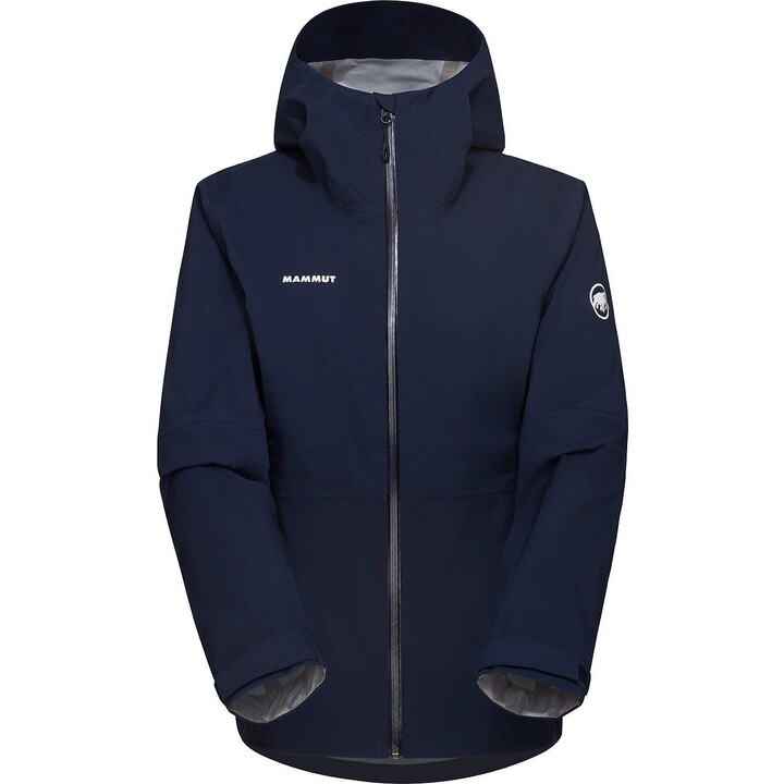 Chaqueta con capucha Mammut Linard Guide HS para mujer, azul marino, 632128