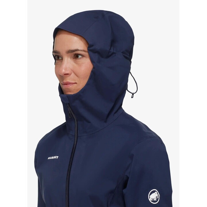 Chaqueta con capucha Mammut Linard Guide HS para mujer, azul marino, 632128