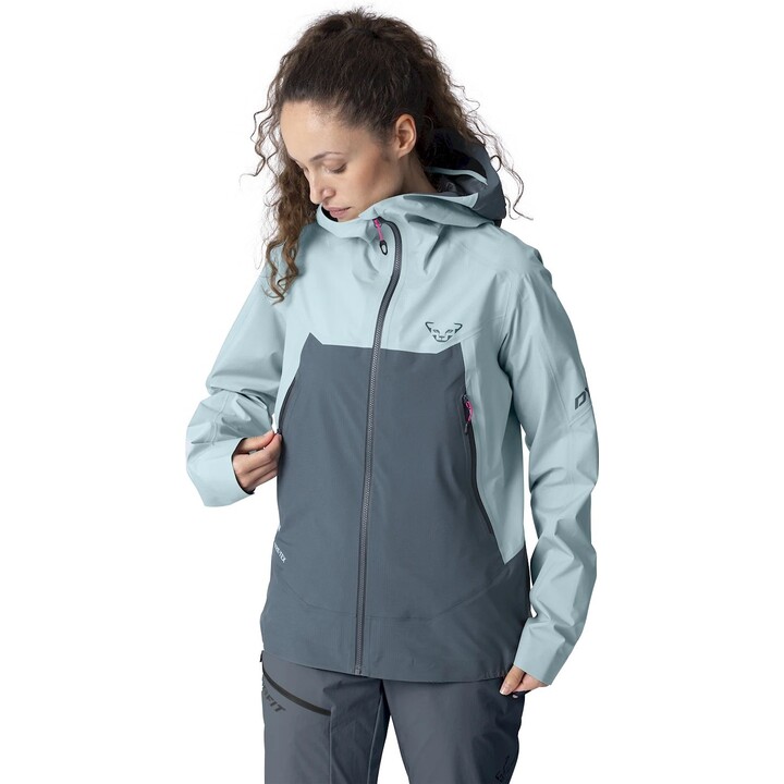 Dynafit Transalper GTX Womens Jacket Cloud Blue Size L 720301