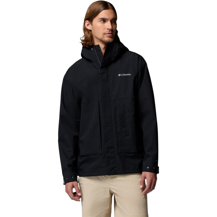 Chaqueta Shell de Columbia Street Heights, negra, talla XL, 730424