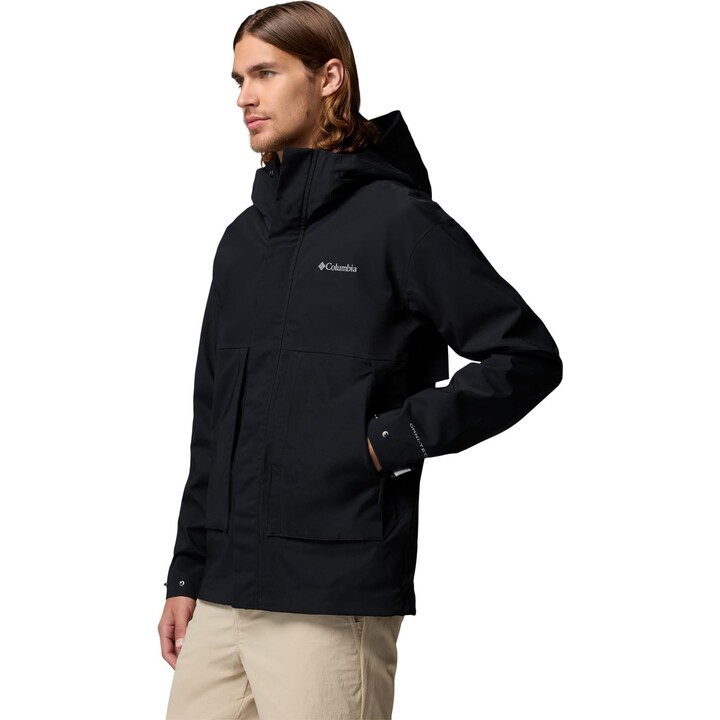 Chaqueta Shell de Columbia Street Heights, negra, talla XL, 730424