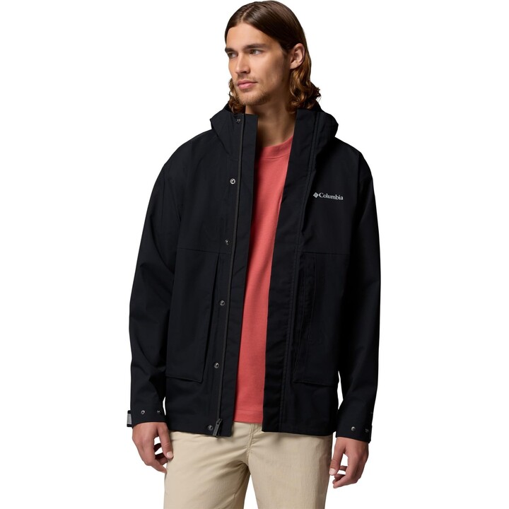 Chaqueta Shell de Columbia Street Heights, negra, talla XL, 730424