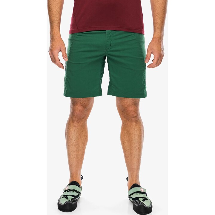 Pantalones cortos de escalada Ocun Mania Shorty, verde oscuro, talla S, 707579