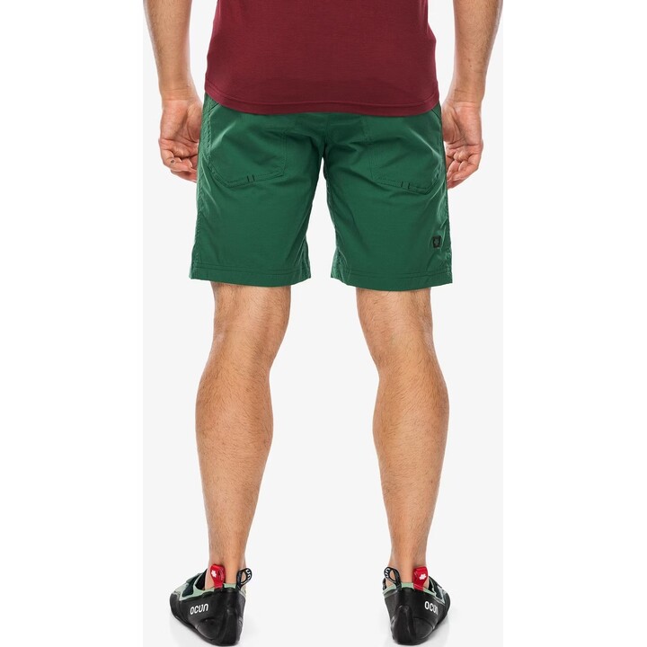Pantalones cortos de escalada Ocun Mania Shorty, verde oscuro, talla S, 707579