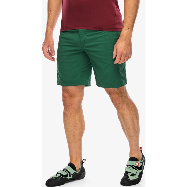 Pantalones cortos de escalada Ocun Mania Shorty, verde oscuro, talla S, 707579